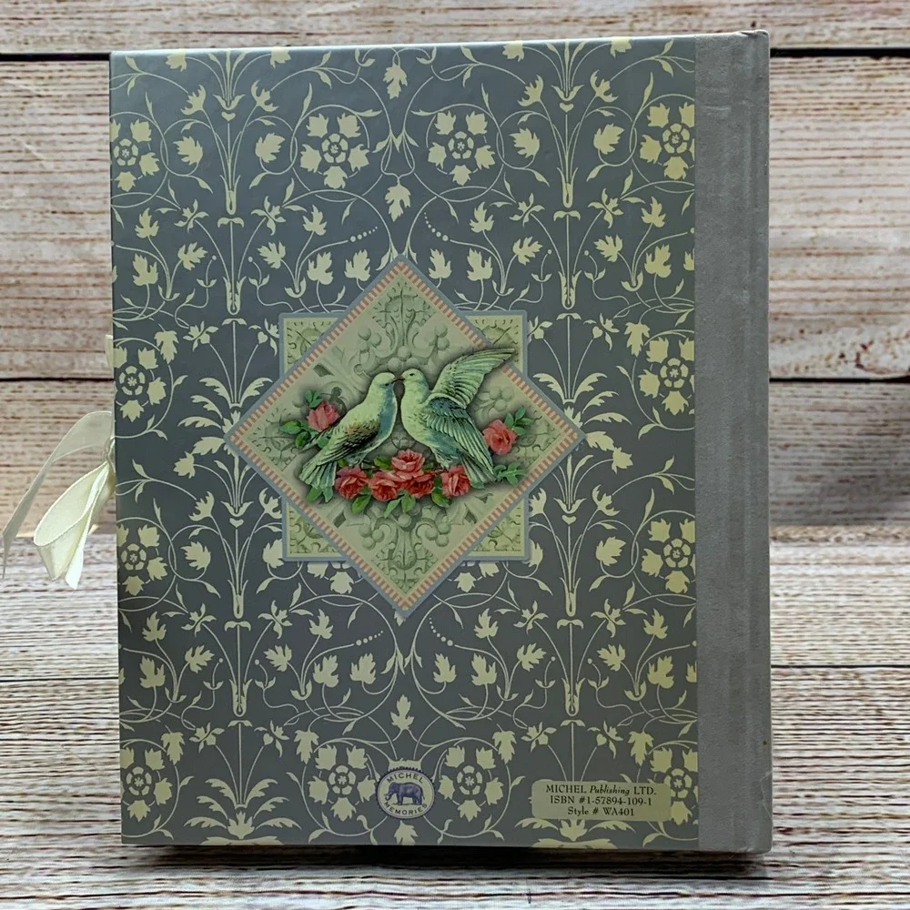 Michel Publishing LTD WA401 Love Birds Journal Scrapbook Album‎ Grey Unused